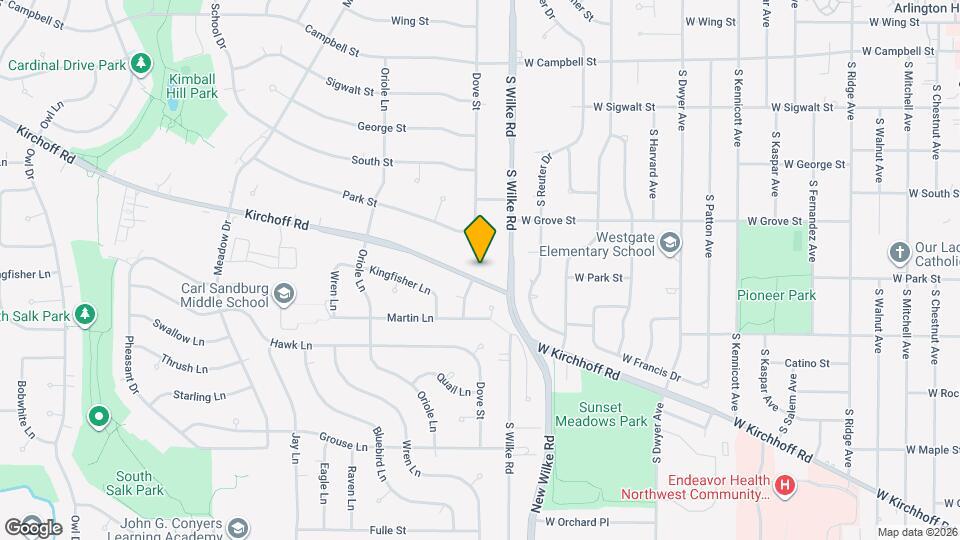 2008 Kirchoff Rd Map and Location Details