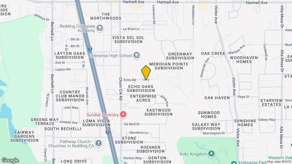 1201 Echo Rd Map and Location Details