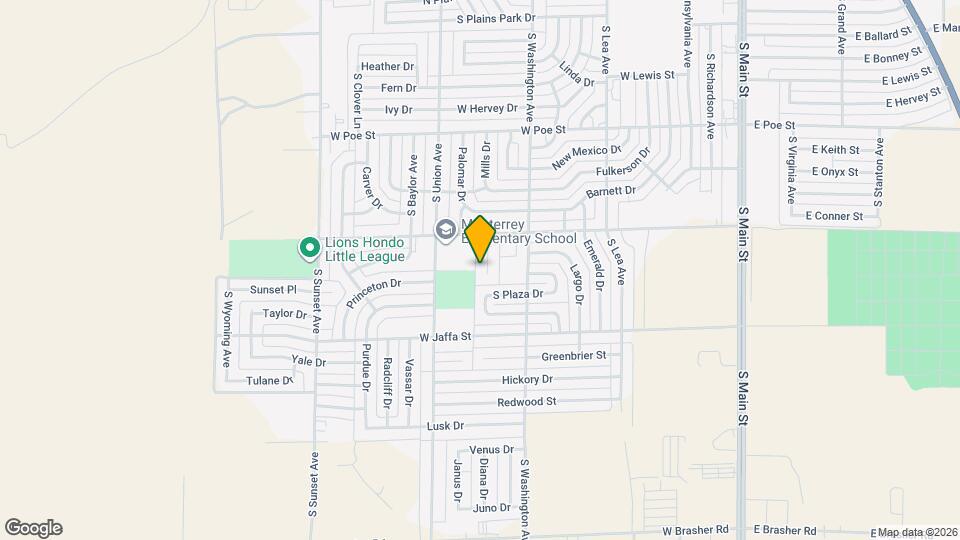 2614 Palomar Pl Map and Location Details