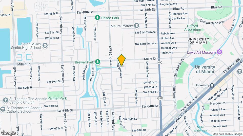 5705 SW 60th Ave Mapa y Detalles de la Ubicación