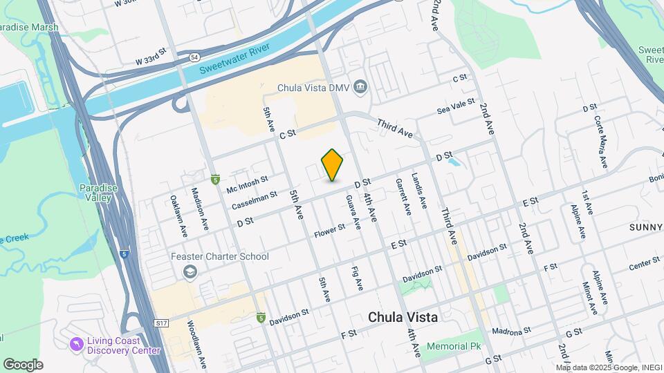 445 D St Map and Location Details