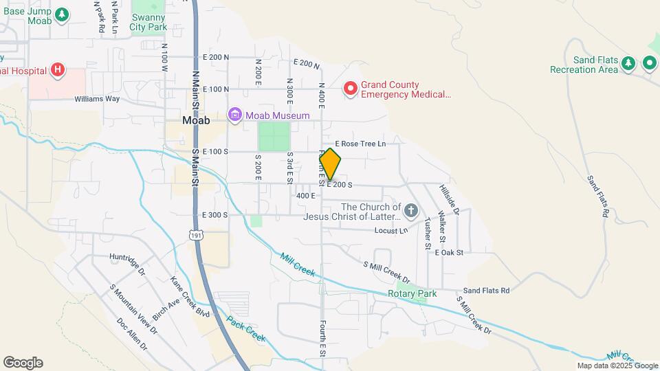 430 E 200 S Map and Location Details