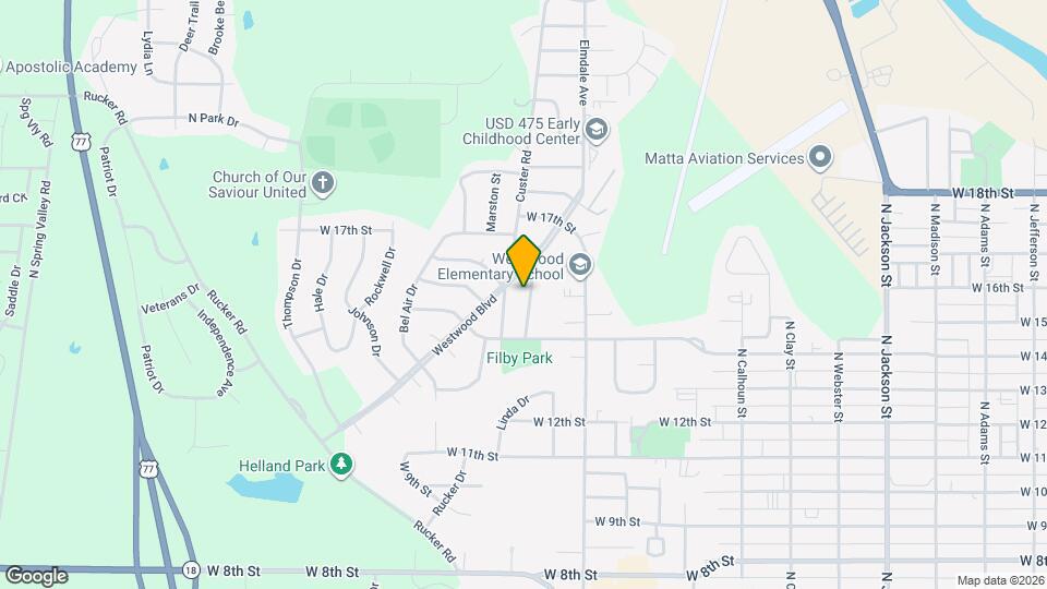 1508 Custer Rd Map and Location Details