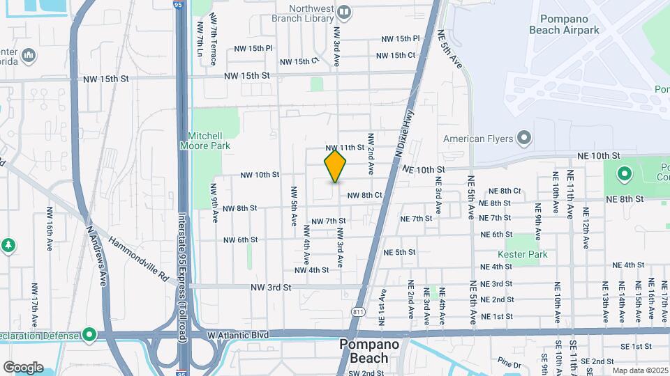 860 NW 3rd Terrace Map and Location Details