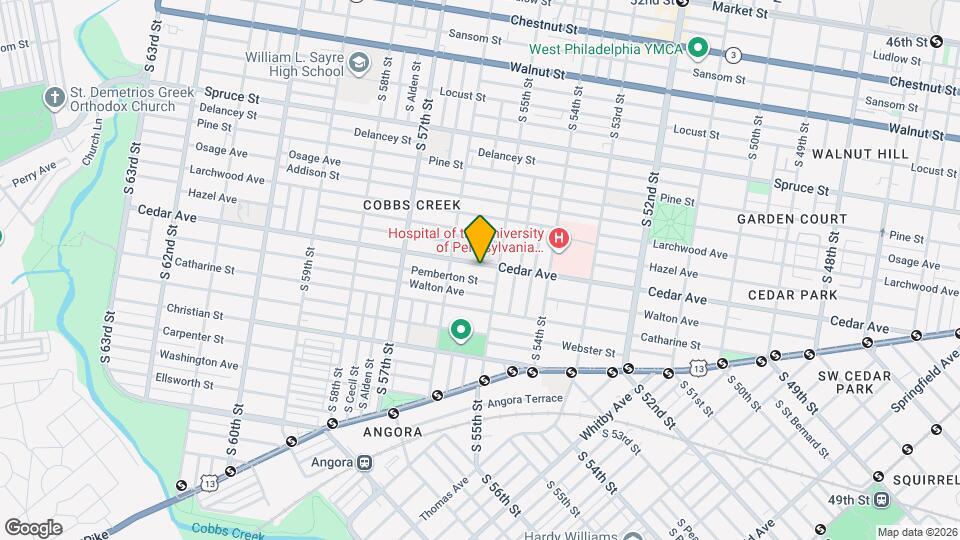5516 Cedar Ave Mapa y Detalles de la Ubicación