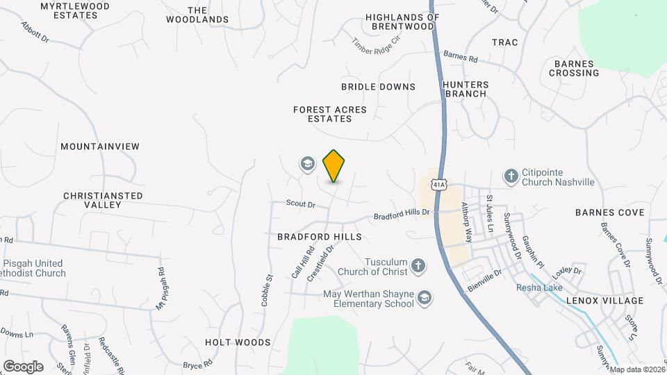 2524 Call Hill Rd Mapa y Detalles de la Ubicación