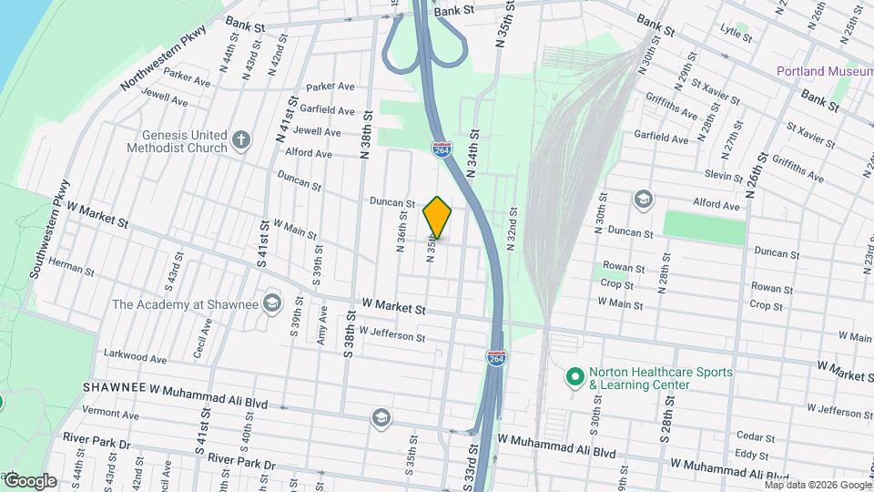 125 N 35th St Map and Location Details