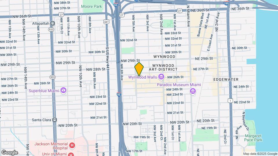 445 NW 26th St, Unit B1 Mapa y Detalles de la Ubicación