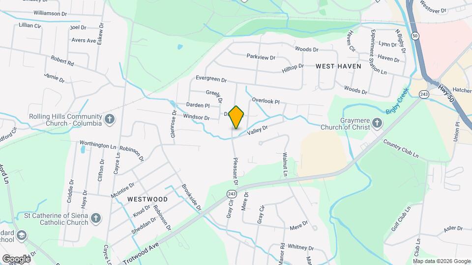 309 Pleasant Dr Map and Location Details