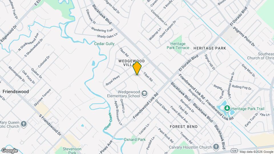 16310 Forest Bend Ave Map and Location Details