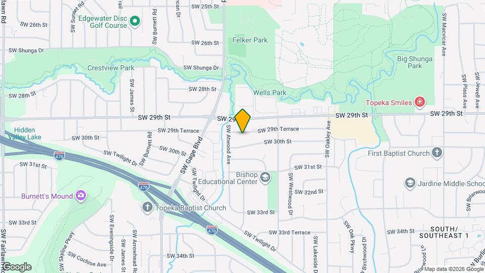 3707 SW 29th Terrace Map and Location Details