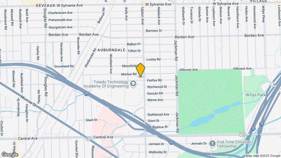 1912 Fairfax Rd Mapa y Detalles de la Ubicación