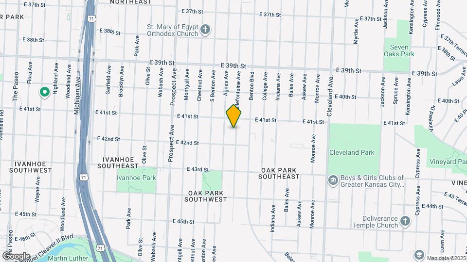 4122 Bellefontaine Ave Mapa y Detalles de la Ubicación