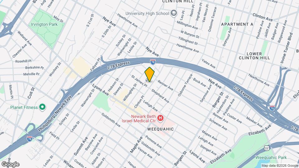 275 Clinton Pl, Unit 1 Mapa y Detalles de la Ubicación