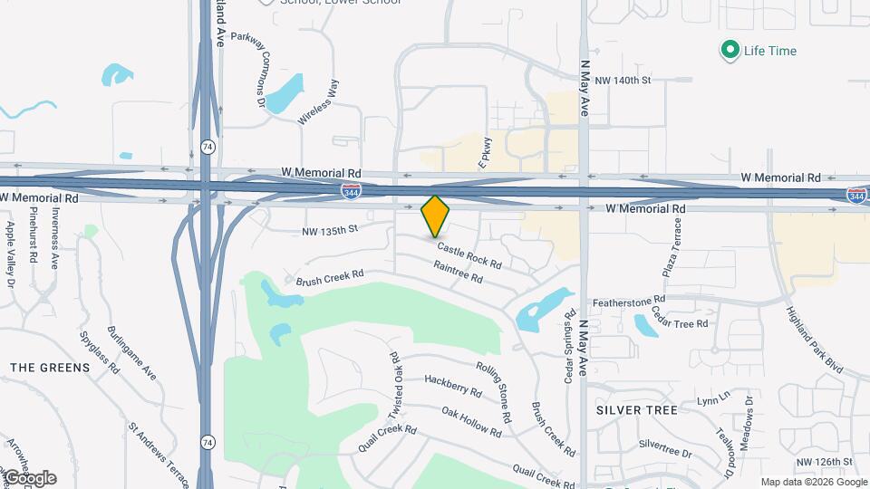 3225 Castle Rock Rd Map and Location Details