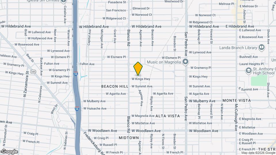 811 W Kings Hwy Map and Location Details