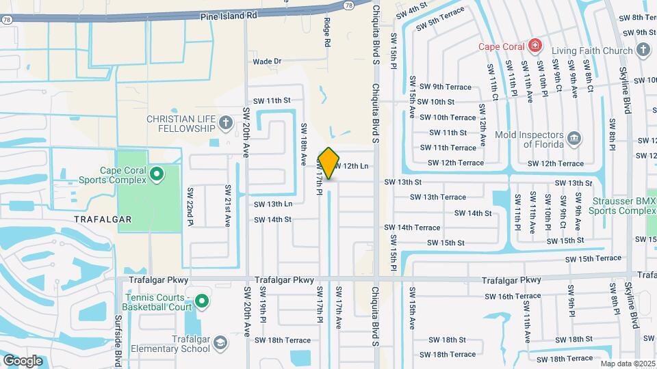 1712 SW 13th St Map and Location Details