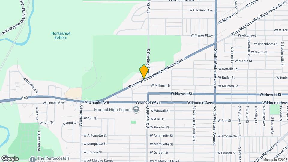 2512 West Martin Luther King Junior Drive Map and Location Details