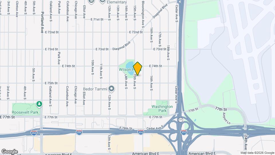 7433 15th Ave S Mapa y Detalles de la Ubicación