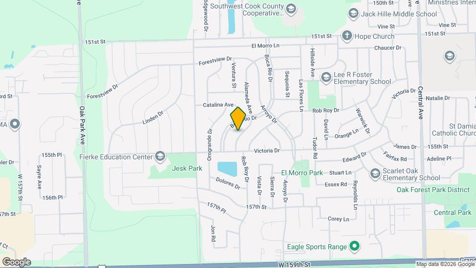 15444 Alameda Ave Mapa y Detalles de la Ubicación