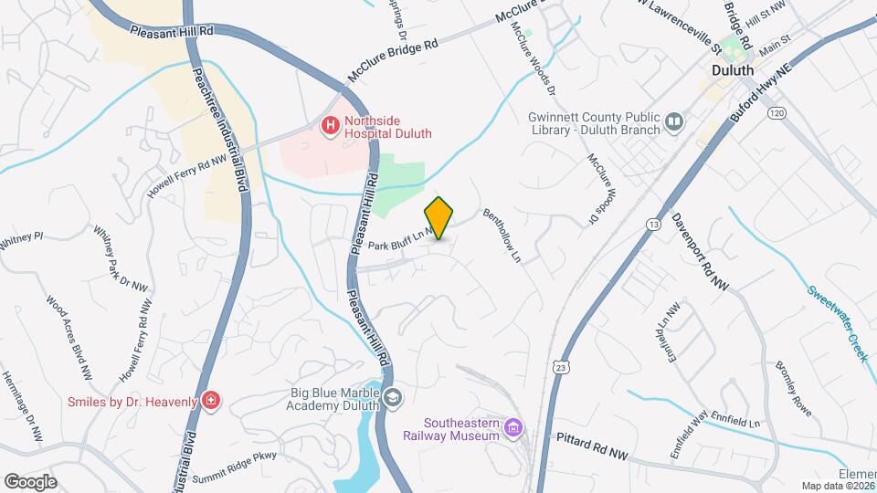 3679 Blackshear Ct Mapa y Detalles de la Ubicación