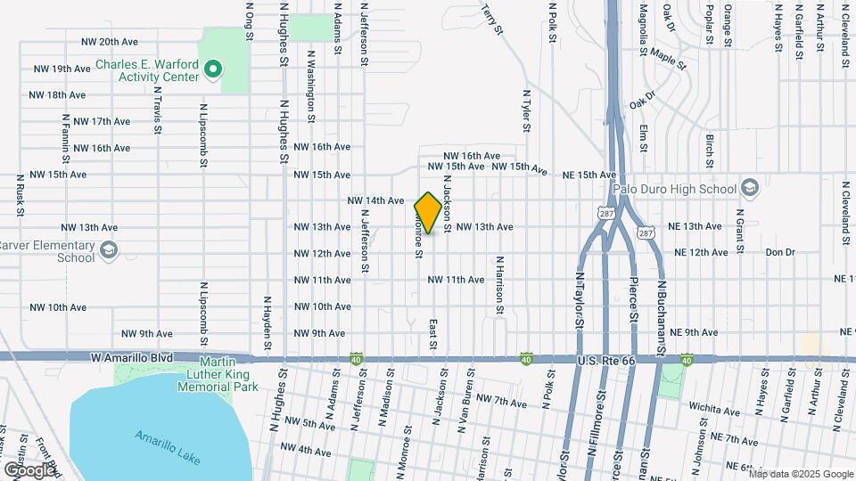 Amarillo Villas Apartment Map and Location Details
