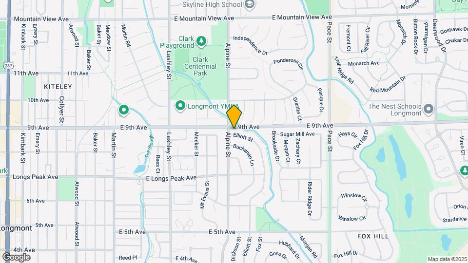 884 Elliott St Map and Location Details