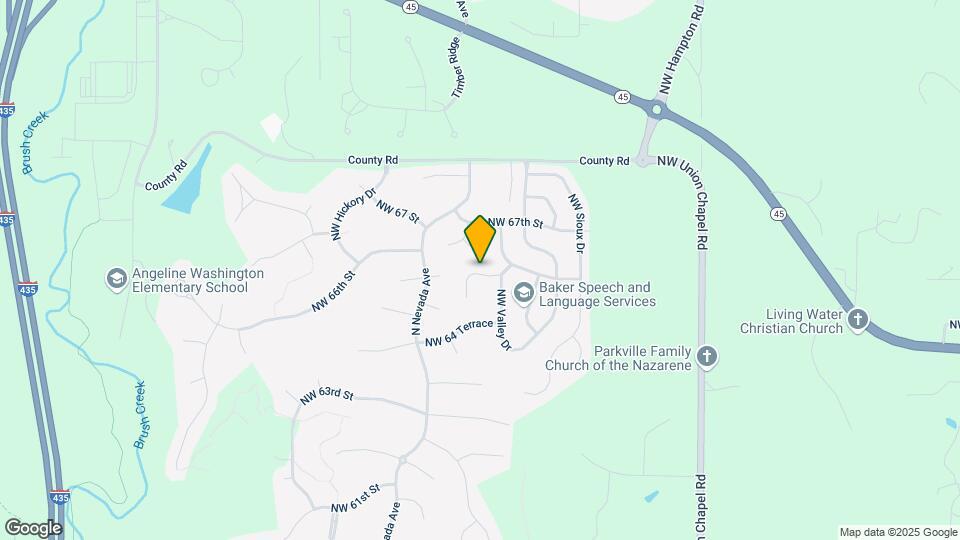 6504 NW Morrell Dr Map and Location Details
