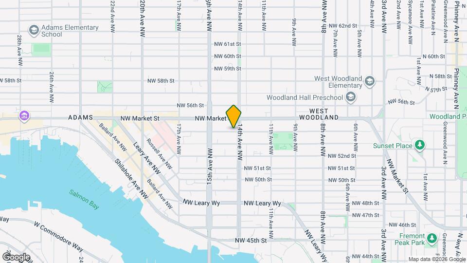 1407 NW 54th St Map and Location Details