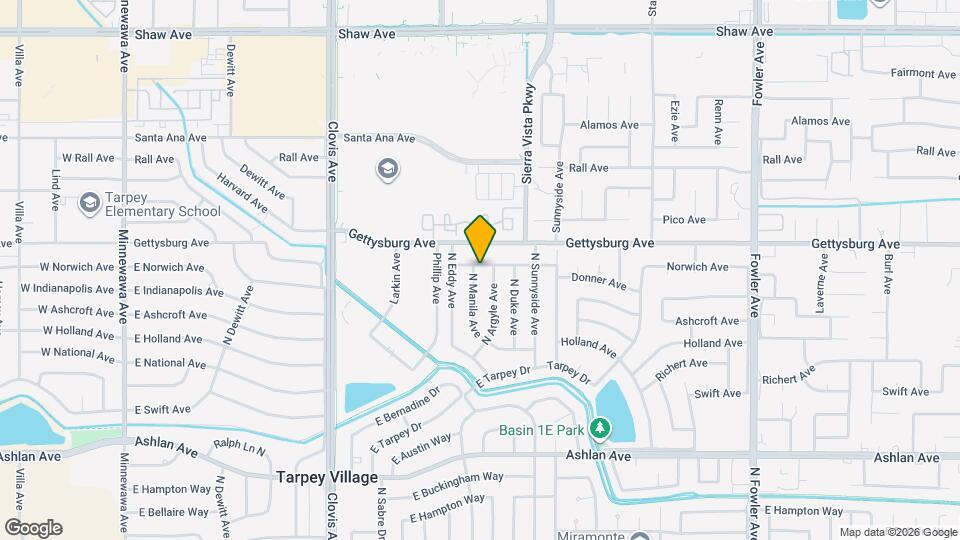 4554 N Manila Ave Map and Location Details