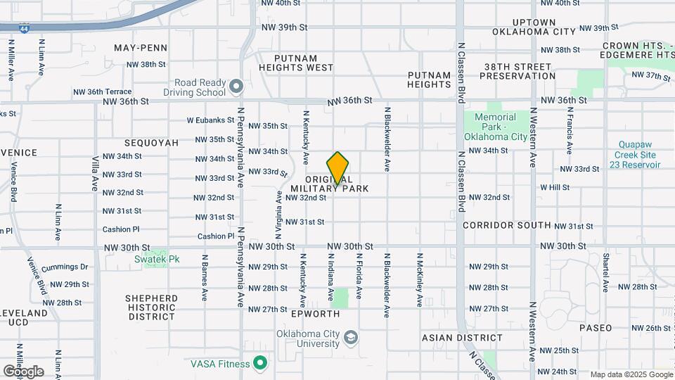 32nd Street Apartments Map and Location Details