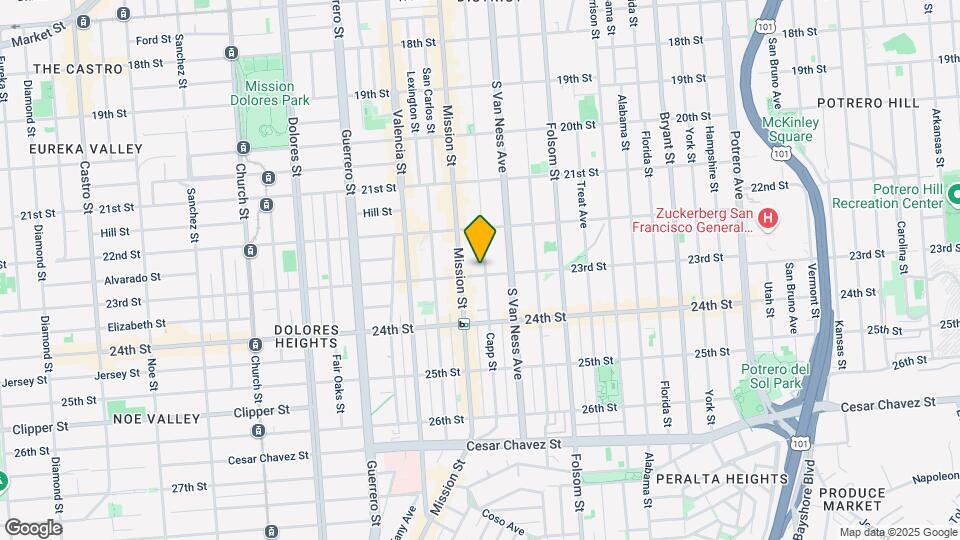 792 Capp St Map and Location Details