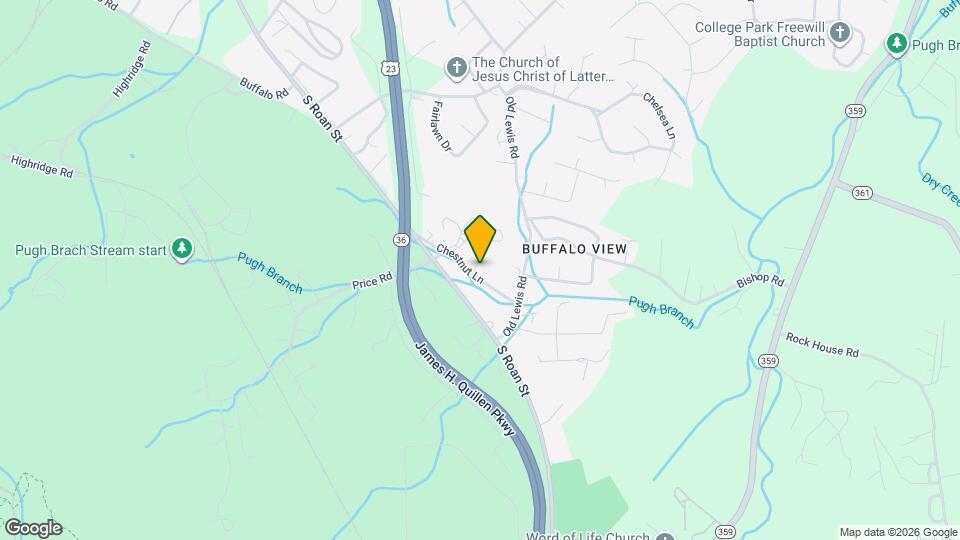 2919 Chestnut Ln Mapa y Detalles de la Ubicación