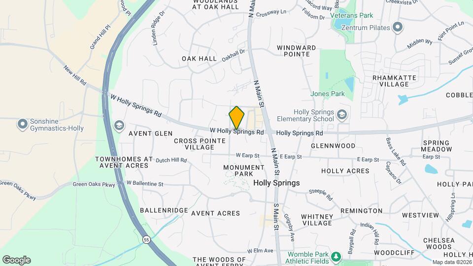 217 West Holly Springs Rd Map and Location Details