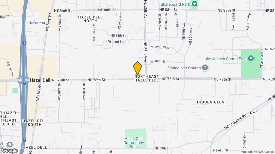 7818 NE 24th Ct Map and Location Details