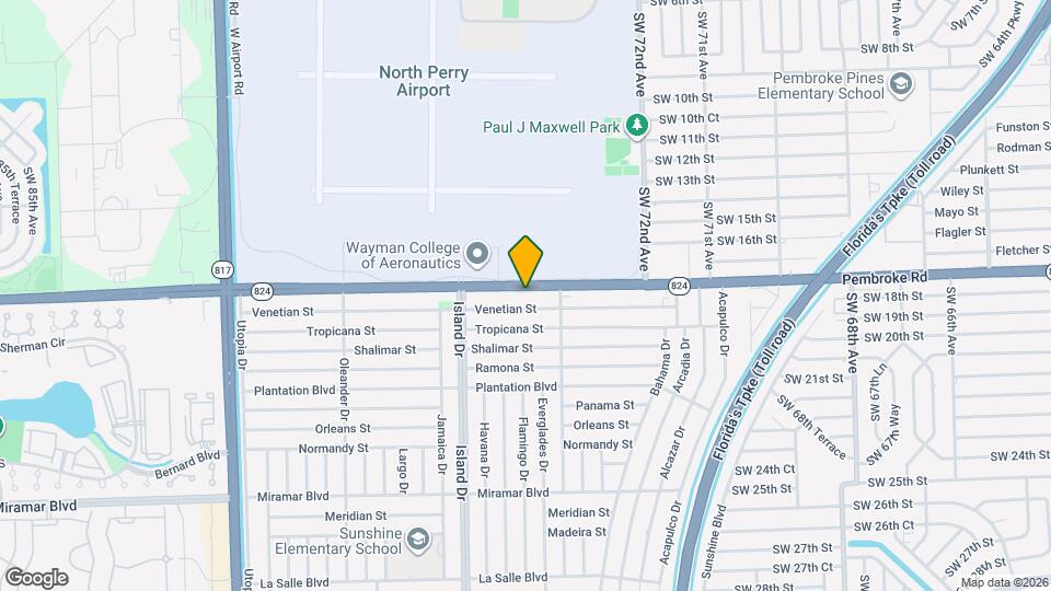 7612 Pembroke Rd Mapa y Detalles de la Ubicación