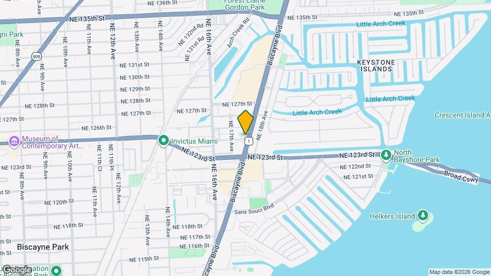 1785 NE 124th St, Unit 501 Map and Location Details