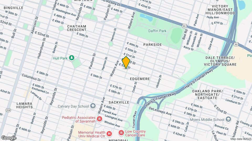 1136 E 54th St Mapa y Detalles de la Ubicación