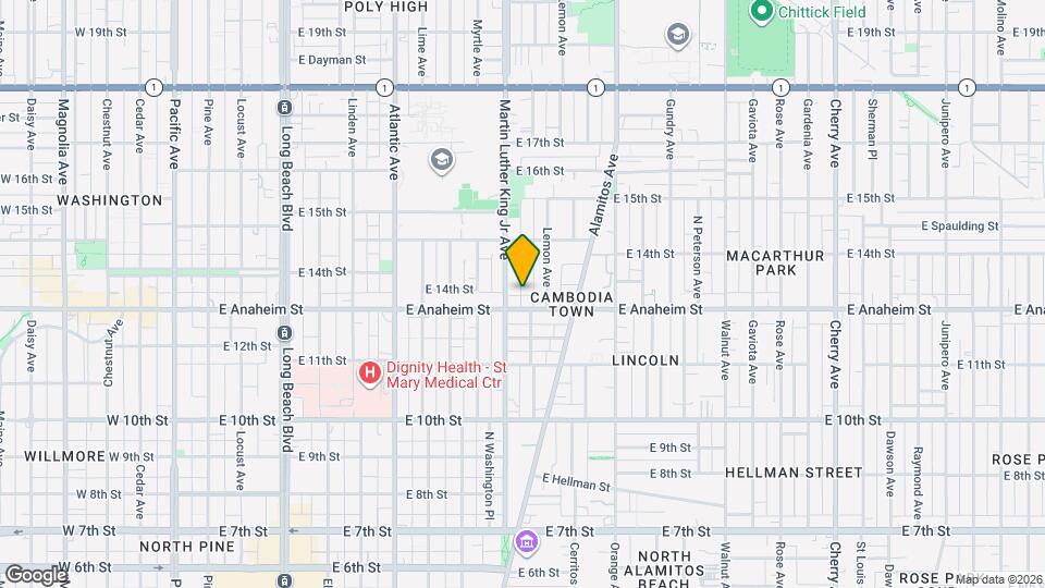 1322 Lewis Ave Map and Location Details