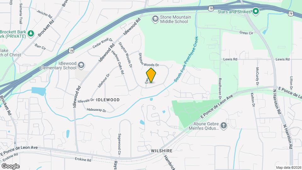 1481 Drayton Woods Dr Mapa y Detalles de la Ubicación