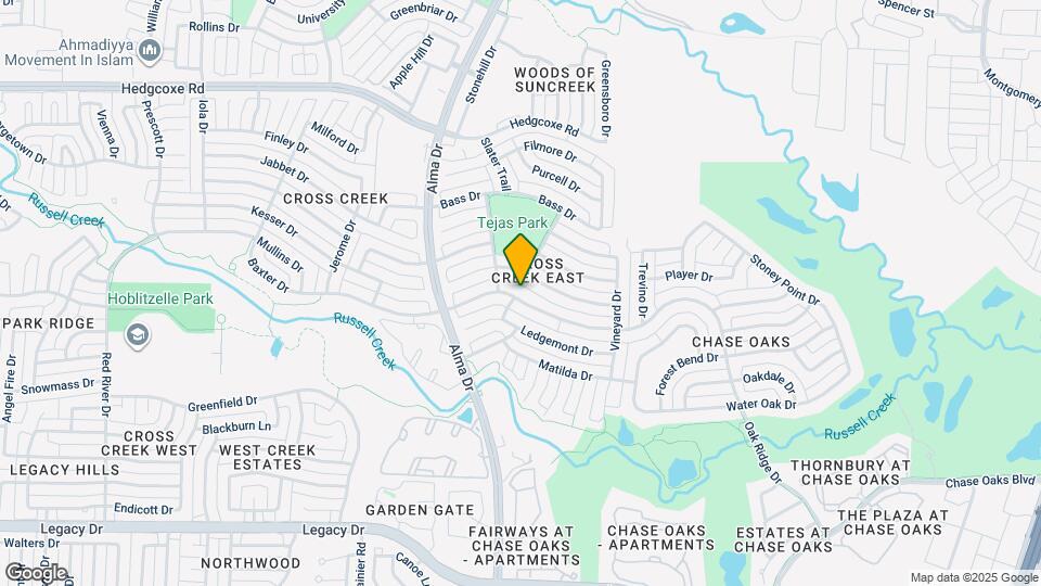 921 Baxter Dr Map and Location Details