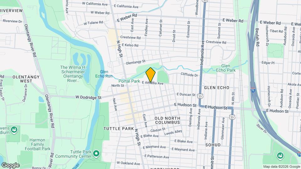 109 E Arcadia Ave Map and Location Details