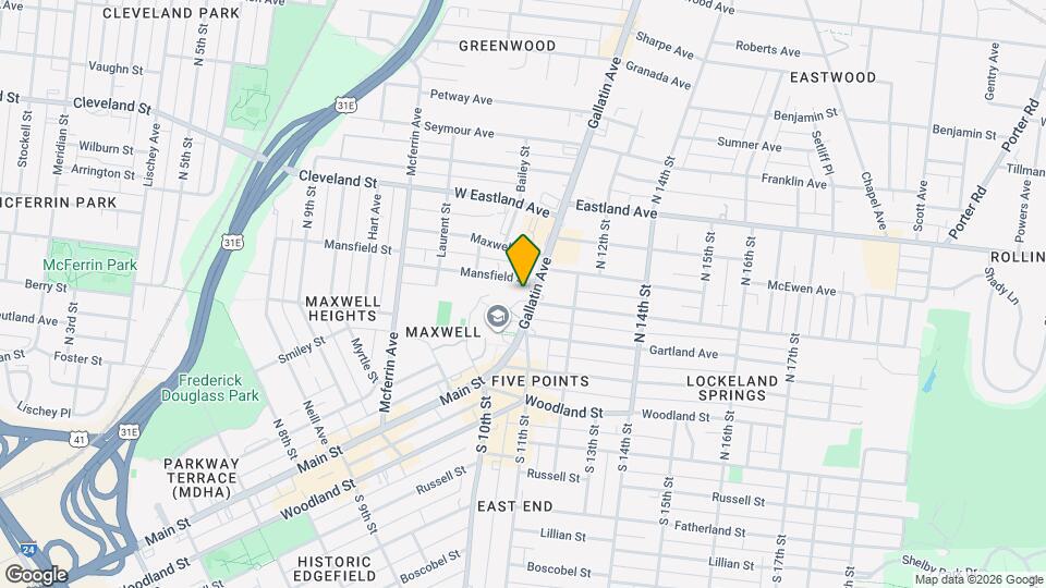 400 Gallatin Ave Map and Location Details