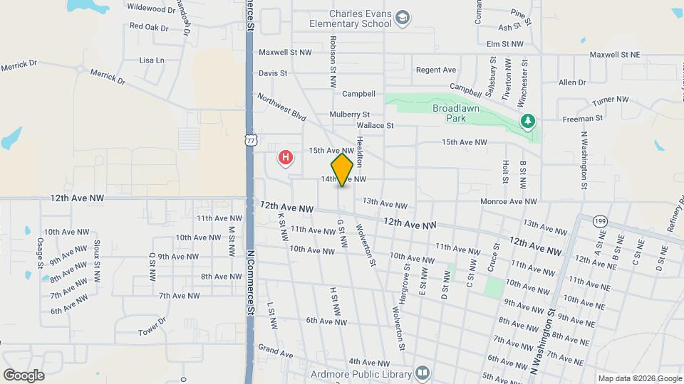 1218 G St NW Map and Location Details