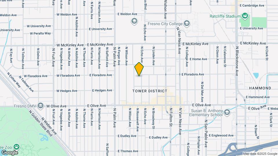 1373 N Echo Ave Map and Location Details