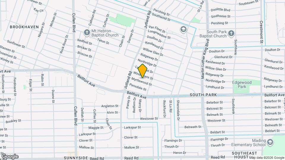 5211 Myrtlewood St Map and Location Details