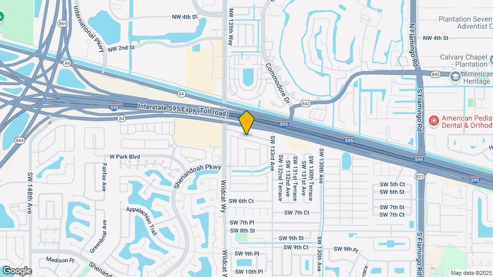 13467 SW 3rd Ct Map and Location Details