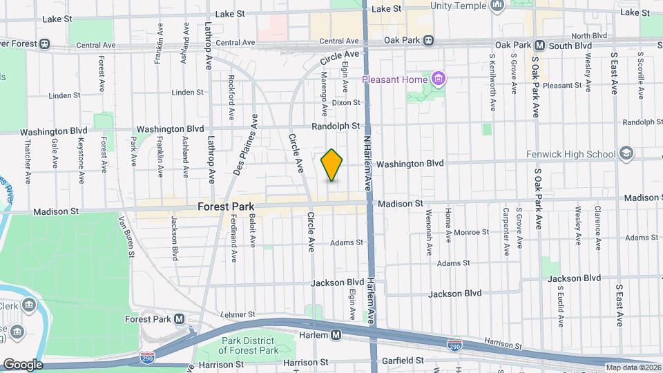 324 Marengo Ave, Unit 1N Mapa y Detalles de la Ubicación