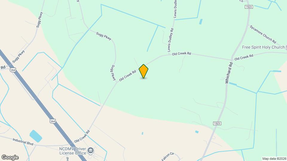 2278 Old Creek Rd Map and Location Details