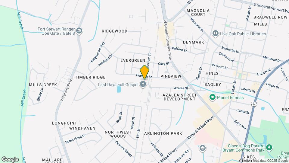 605 Azalea St Map and Location Details